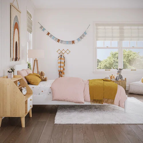 Amandaleigh Solid Wood Panel Bed