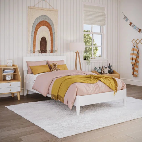 Amandaleigh Solid Wood Panel Bed